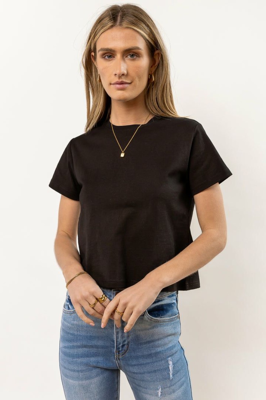 Tops * | Wholesale Worui Be My Baby Tee In New Arrivals Black