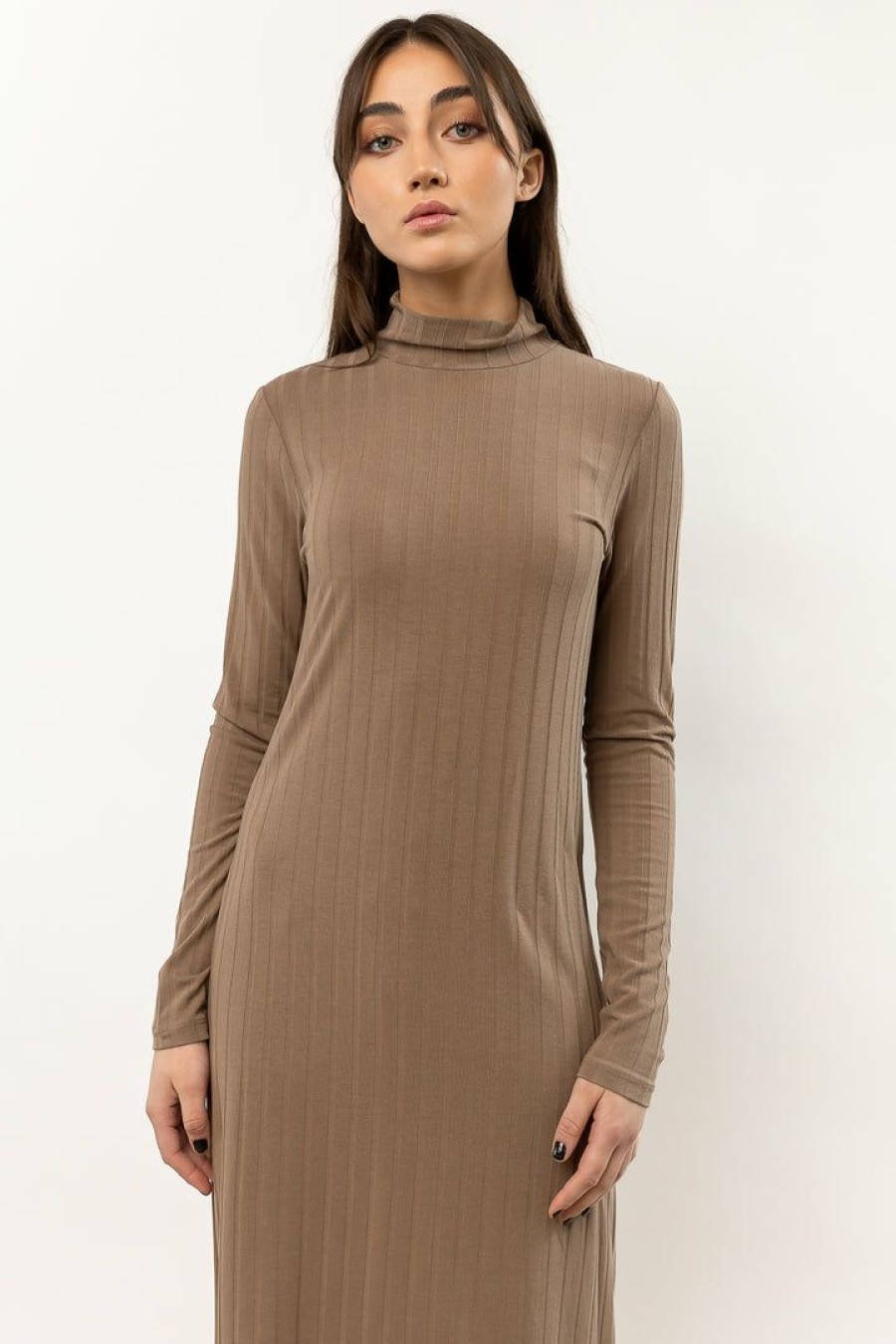 Dresses * | Hot Sale Vero Moda Alondra Dress New Arrivals Brown