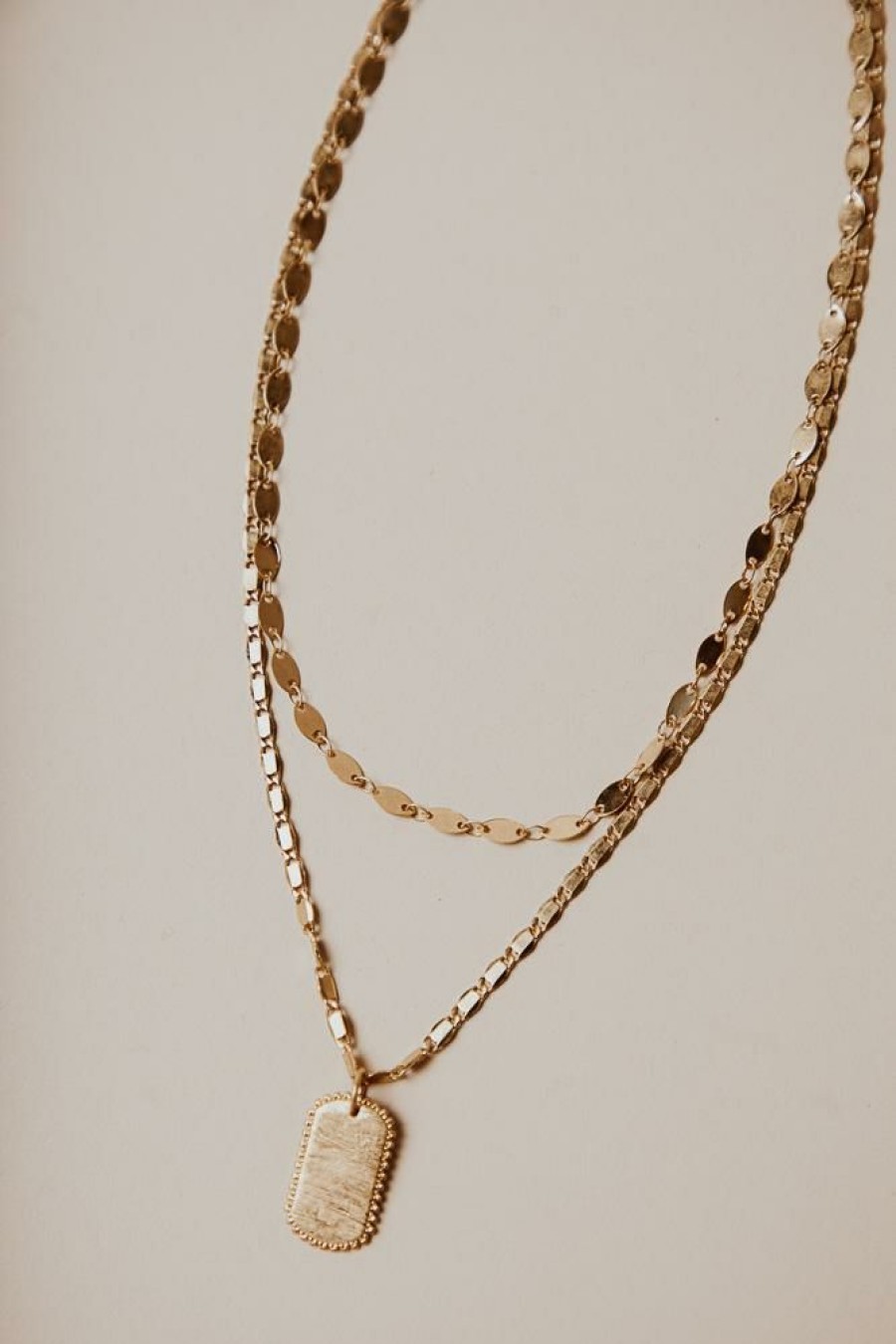 Jewelry * | Outlet La Radiant Val Jean Global Rina Layered Necklace Gold