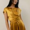 Dresses * | Coupon Worui Rosalind Midi Dress In Dresses Mustard