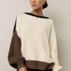 Tops * | Best Reviews Of Promesa Koby Knit Sweater Final Sale Cream