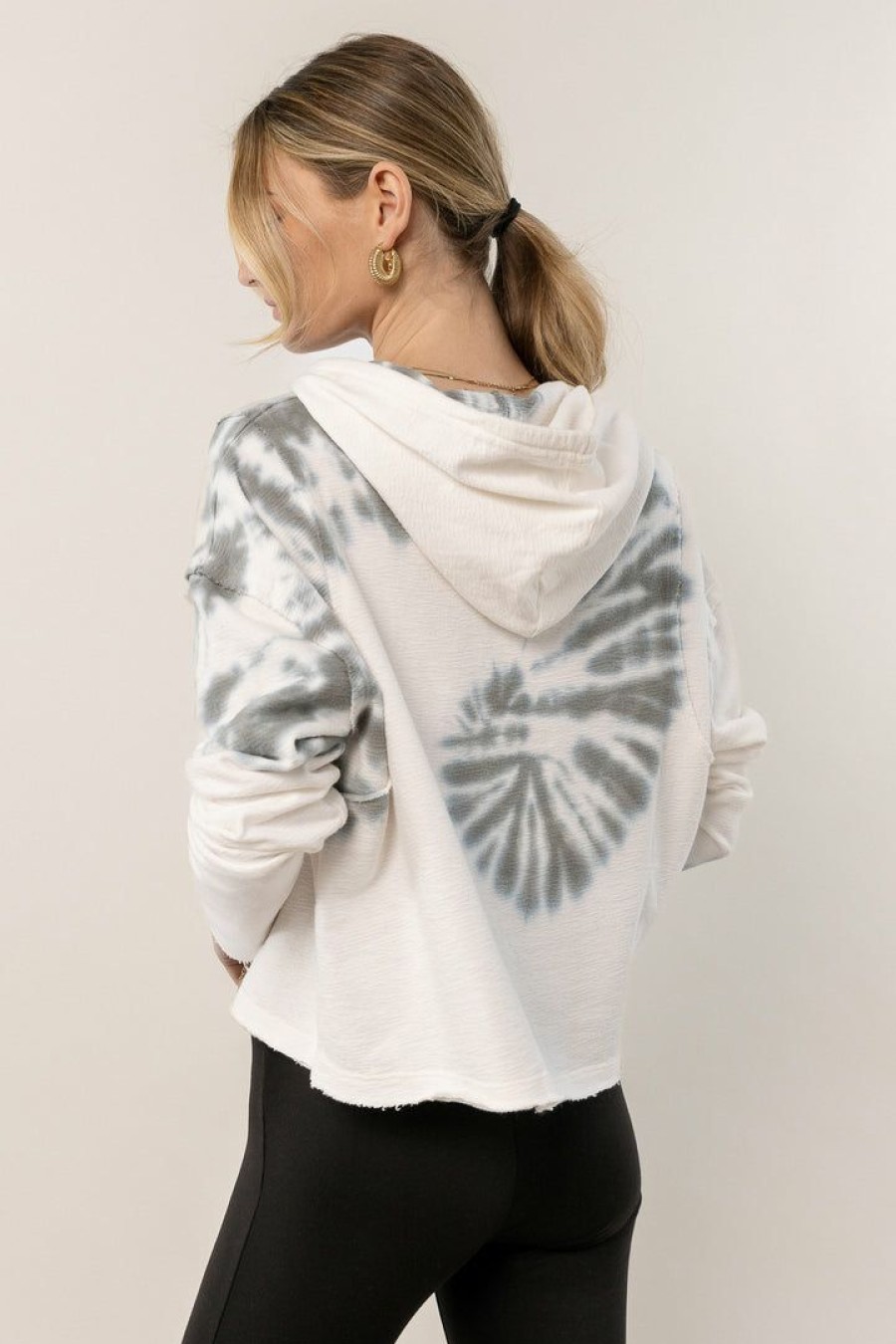 Tops * | Best Deal Mono B Everett Tie Dye Hoodie Sweaters