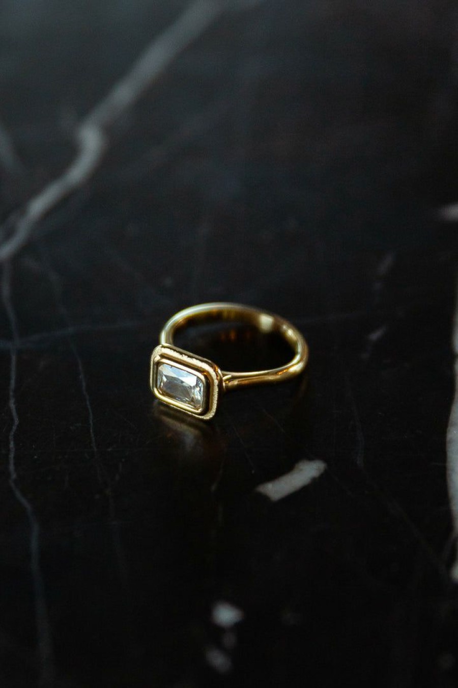 Jewelry * | Promo J&D Jewelry Evelyn Ring Gold