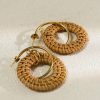 Jewelry * | Outlet Dg Jewelry Daniel Hoop Earrings Brown