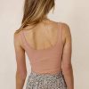 Tops * | Best Pirce Sina Micah Bodysuit In Final Sale Tops Rose