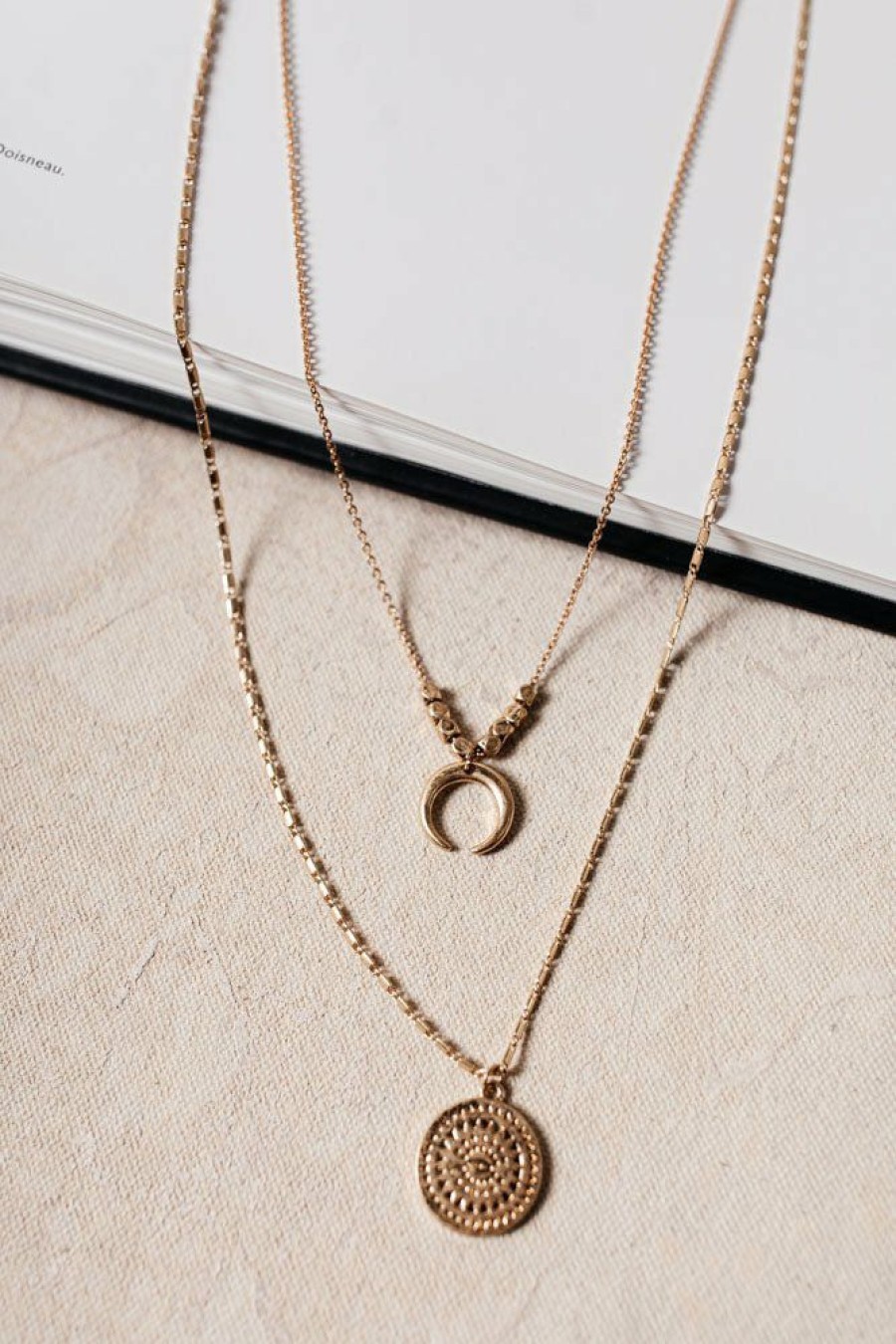 Jewelry * | Cheapest Joyful Jewelry Reign Layered Necklace Gold