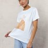 Tops * | Best Sale Worui Geometry Graphic Tee Final Sale Ivory