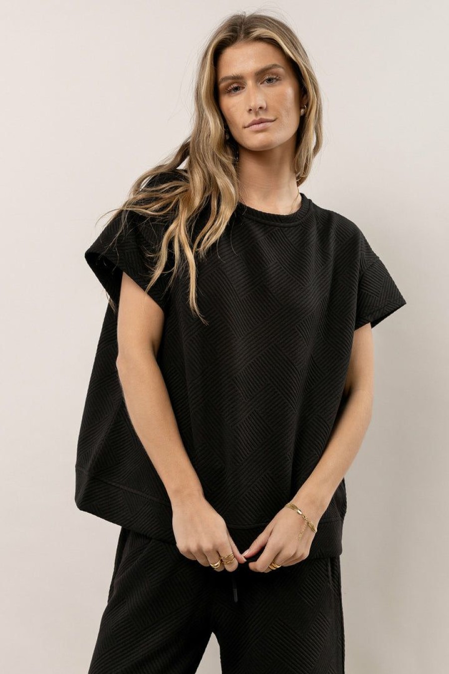 Tops * | Best Pirce See And Be Seen Sonia Top In New Arrivals Black