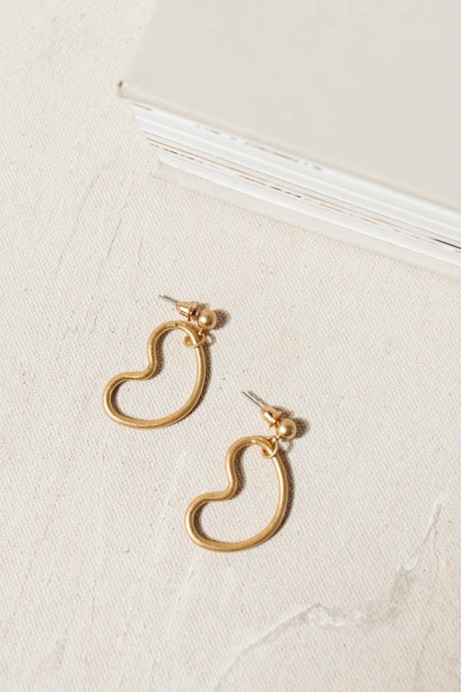 Jewelry * | New La Radiant Val Jean Global Jewelry Connelly Earrings Gold