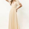 Dresses * | Cheapest Ricarica Josie Maxi Dress In Cream