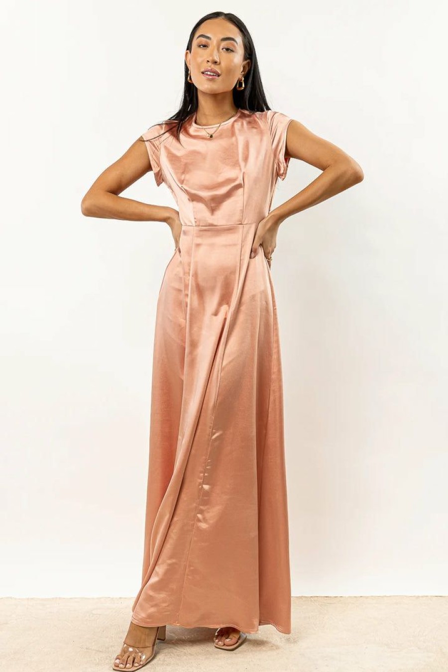 Dresses * | Top 10 Worui Lucille Maxi Dress In Rose