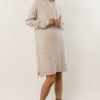 Dresses * | Wholesale Vero Moda New Arrivals Elton Sweater Dress In Oatmeal