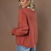 Tops * | Promo Sina River Sweater In Terracotta