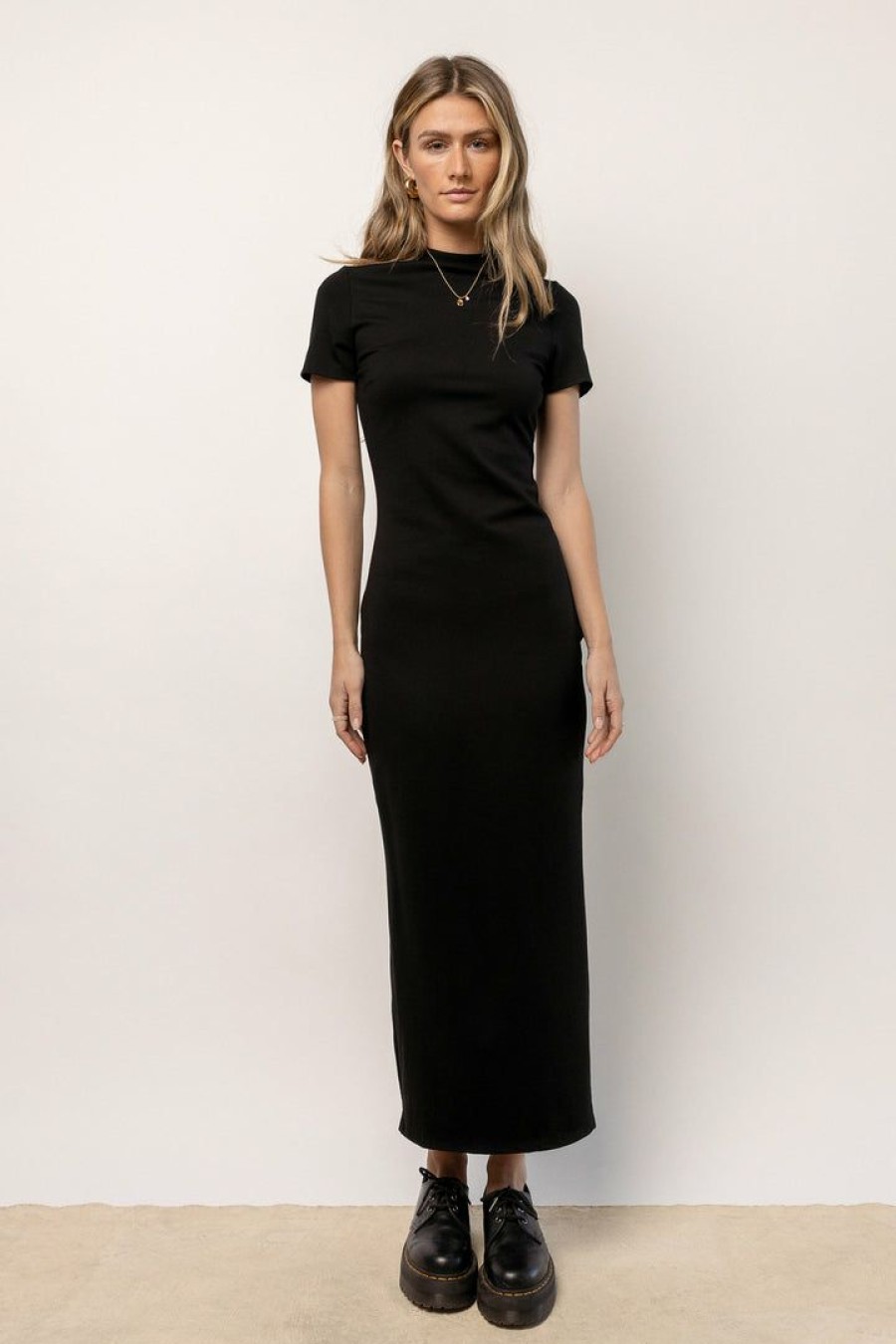 Dresses * | Promo Blanc Dresses Ciara Maxi Dress Black