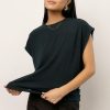 Tops * | Brand New Sina New Arrivals Greta Muscle Tee In Dark Teal