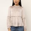 Tops * | Deals Calista Tops Valeria Blouse In Cream