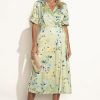 Dresses * | Budget Rokoko Sophia Floral Dress In Final Sale Dresses Sage