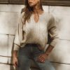 Tops * | Deals Vero Moda Reese Sweater In Ivory