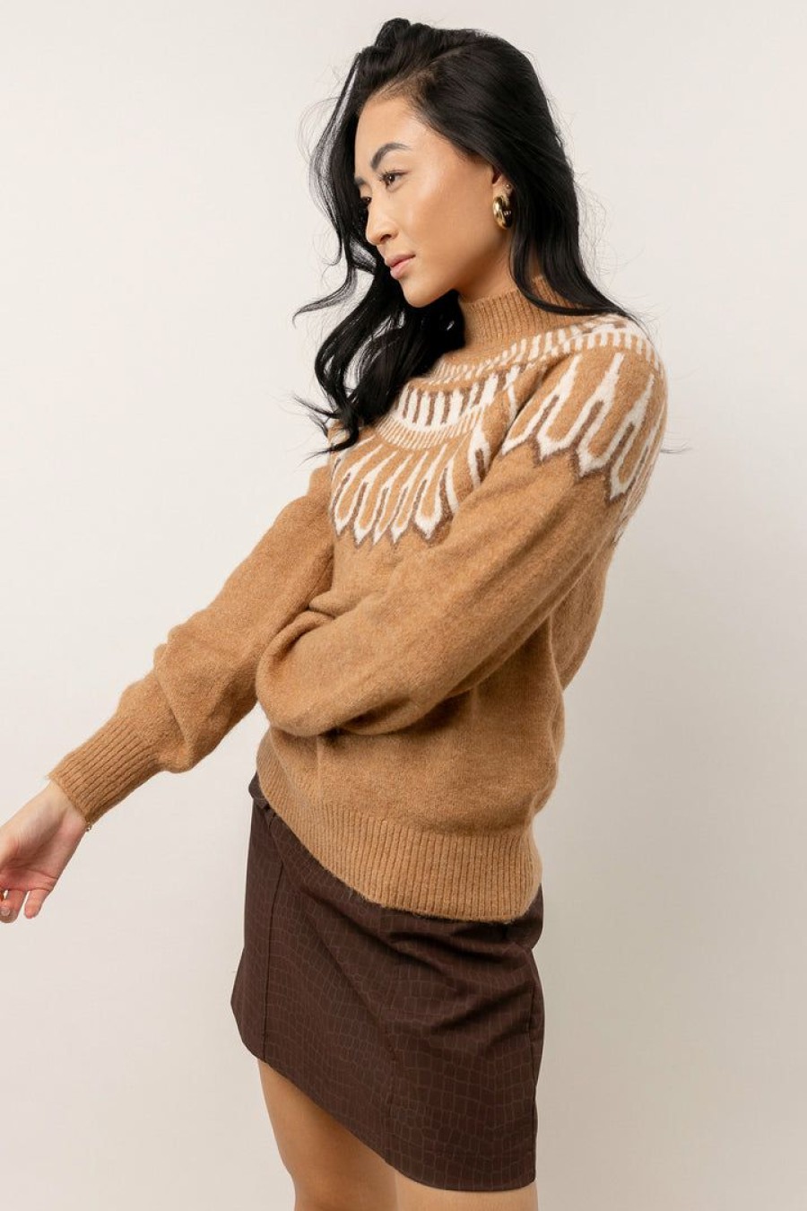 Tops * | Budget New Arrivals Vero Moda Amora Sweater In Taupe