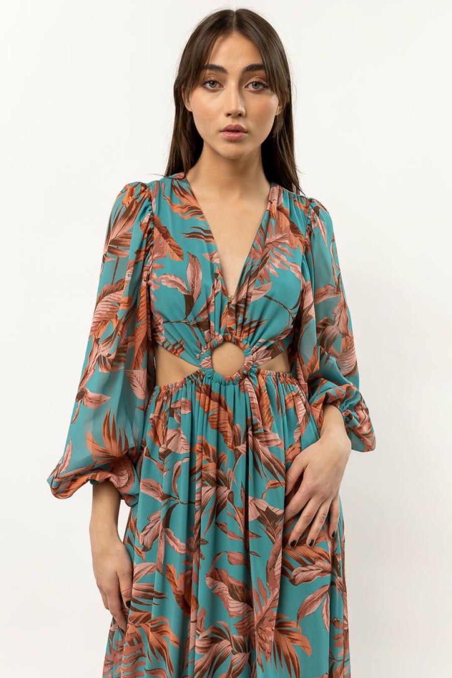 Dresses * | Best Deal Flying Tomato New Arrivals Maddox Maxi Dress Teal