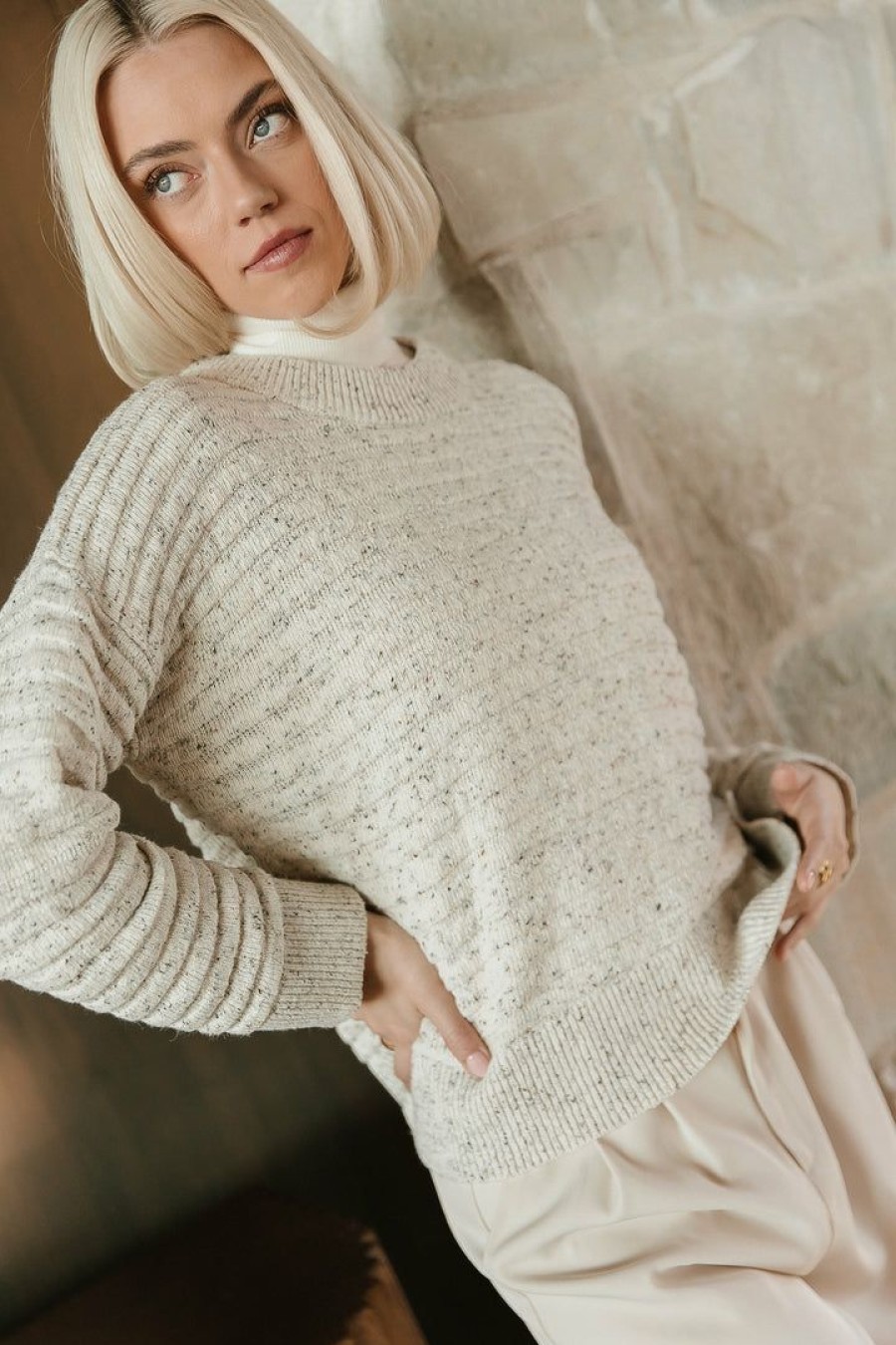 Tops * | Promo Worui Jacie Sweater In Tops Ivory