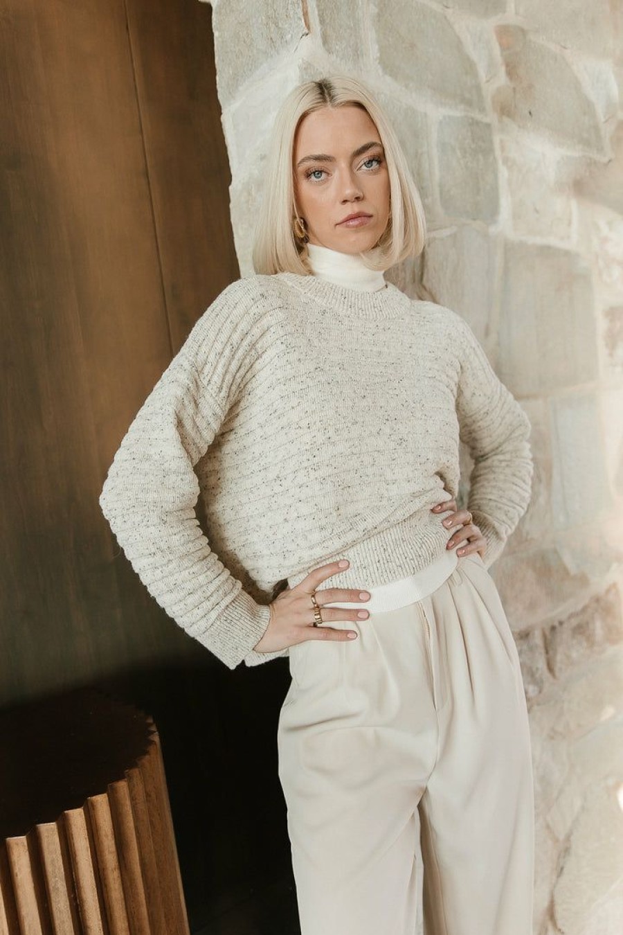 Tops * | Promo Worui Jacie Sweater In Tops Ivory