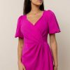 Dresses * | Best Sale Flying Tomato Dresses Emilee Mini Dress Fuchsia