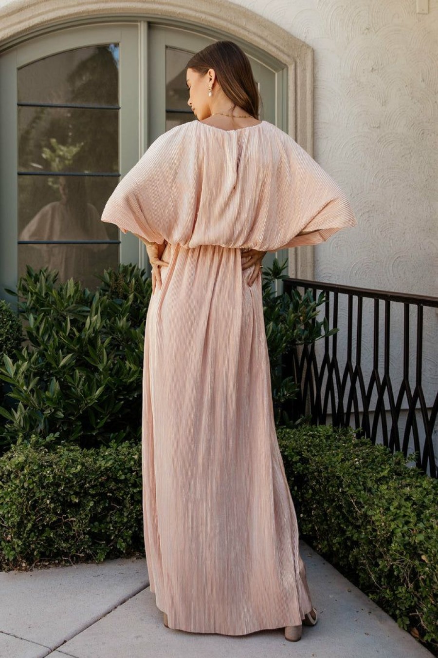 Dresses * | Outlet See And Be Seen Brooke Maxi Dress In Pink