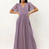 Dresses * | Brand New Ricarica Josie Maxi Dress In Dresses Lilac