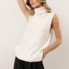 Tops * | Best Deal Vero Moda Lia Sweater Vest In Final Sale Ivory