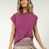 Tops * | Promo Lime N Chili Raleigh Top In Final Sale Magenta