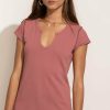 Tops * | Best Reviews Of La Miel Tops Zoe Tee In Pink