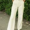 Jeans * | Promo Cello Jeans Remi Wide-Leg Denim Ivory