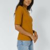 Tops * | Wholesale Worui Tops Lennox Top In Final Sale Camel