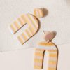 Jewelry * | New Juhu Creamsicle Clay Earrings Orange