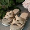 Shoes * | Discount Free Soul/Miracle Mile Shoes Rebel Espadrilles In Nude