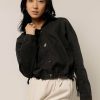 Tops * | Top 10 Things Between New Arrivals Robyn Button Up Jacket Charcoal