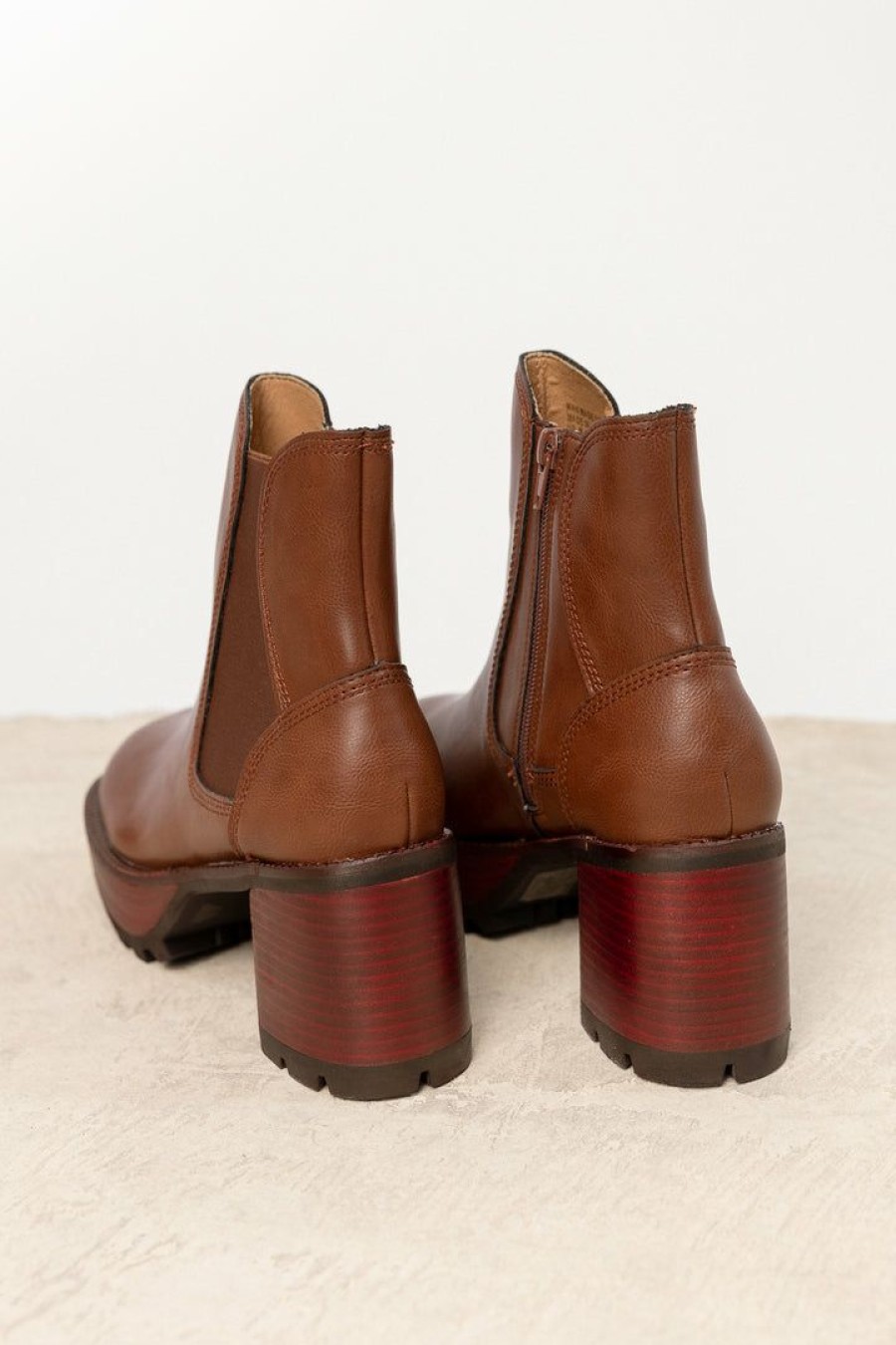 Shoes * | Best Sale Free Soul/Miracle Mile Dorothy Boots In New Arrivals Brown