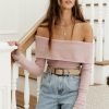 Tops * | Cheapest Sina Claire Top In Final Sale Tops Lavender