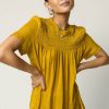 Tops * | Best Sale Fun 2 Fun Anne Blouse In Final Sale Tops Mustard