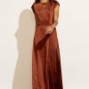 Dresses * | Budget Worui Lucille Maxi Dress In Dresses Rust