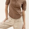 Tops * | Discount Worui New Arrivals Louella Top In Brown