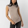 Tops * | Promo Final Touch Collection Tops Diana Top In Final Sale Mocha