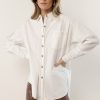 Tops * | Best Reviews Of Worui Tops Gibson Button Up Ivory