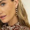 Jewelry * | Buy Siete Collection Jacqueline Earrings Jewelry Gold