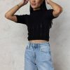 Tops * | Best Deal Sina Sweaters Hailee Sweater In Final Sale Black