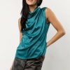 Tops * | Wholesale Zoe + Claire New Arrivals Ronin Sleeveless Top Teal