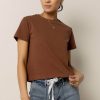 Tops * | Discount Worui Be My Baby Tee In Brown