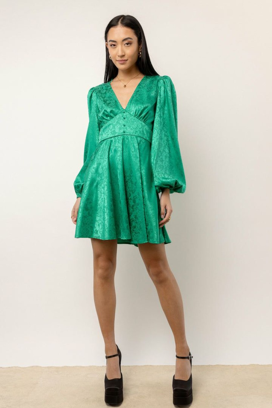 Dresses * | Best Sale Flying Tomato New Arrivals Raelynn Mini Dress Green