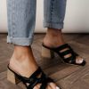 Shoes * | Best Sale Beast Fashion Fiona Heels In Black